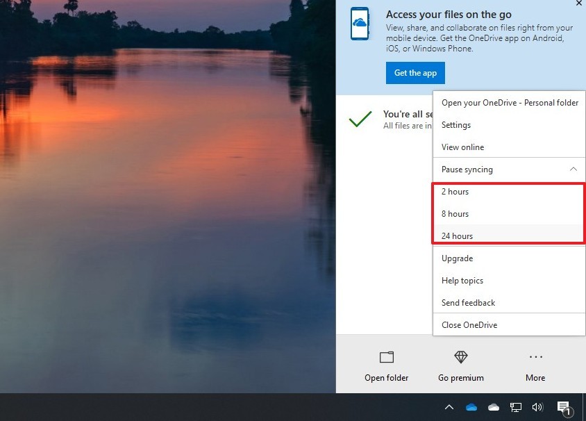 win10关闭onedrive同步(win10如何恢复onedrive)