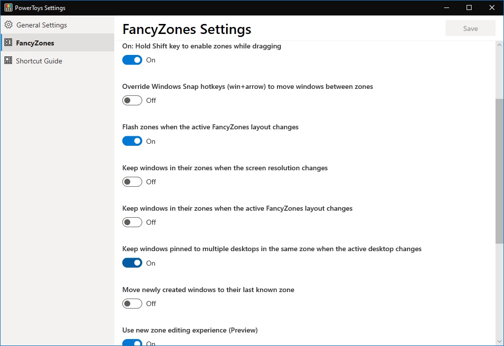教你使用Win10新平铺窗口管理器FancyZones的方法技巧