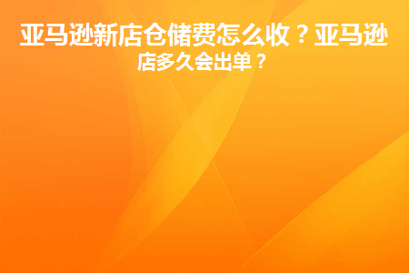 亚马逊的仓储费是怎么算的