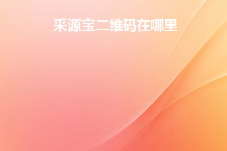 采源宝使用教程