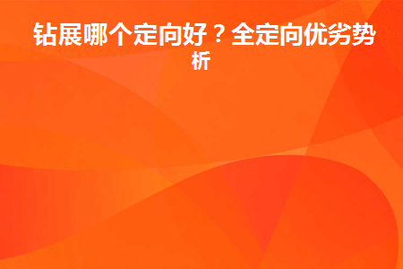 钻展适合什么类目