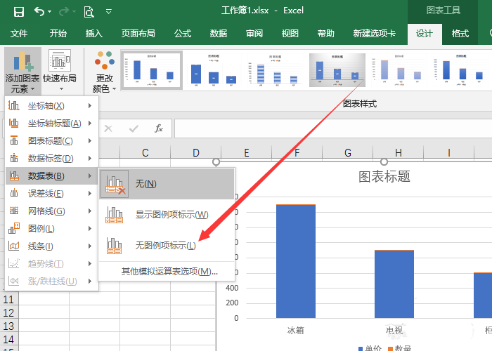 怎么在图表下方添加数据(如何在图表下方添加图1图2等)