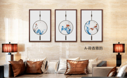 怎么选客厅的三联画客厅是三联画还是一幅的好(客厅三联画有讲究吗)