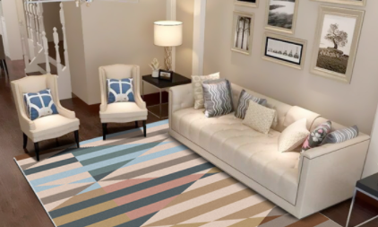 沙发茶几地毯要铺多大茶几地毯哪种材质好(沙发地毯搭配图片大全)