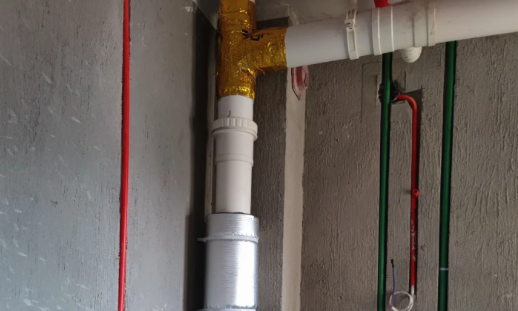 卫生间隔音棉只包横管可以吗