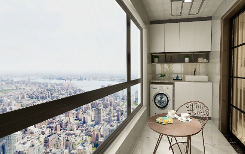 全封闭阳台地漏留不留全封闭阳台要装窗帘吗(封闭阳台留地漏好吗)