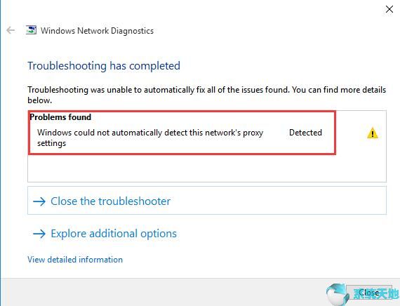 windows不能自动检测此网络的代理设置(windows 无法自动检测网络的代理设置)