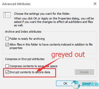 windows10加密文件夹是灰色(win10文件夹加密解密)