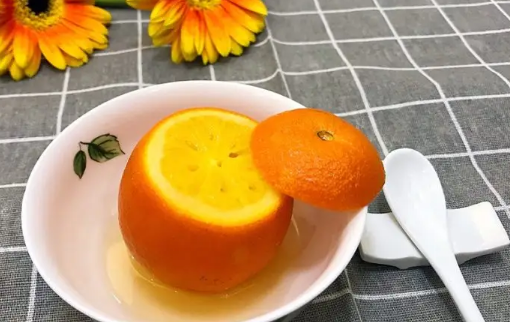 盐蒸橙子的水