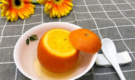 蒸橙子加盐