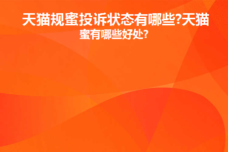 天猫规则 违背承诺的规则及实施细则