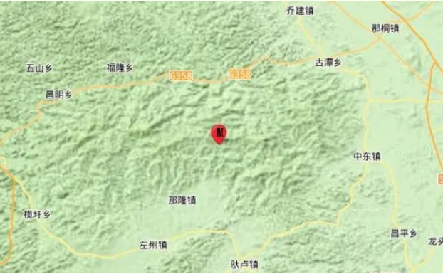 广西崇左市江州区发生3.3级地震有哪些影响(崇左江州地图全图高清版)