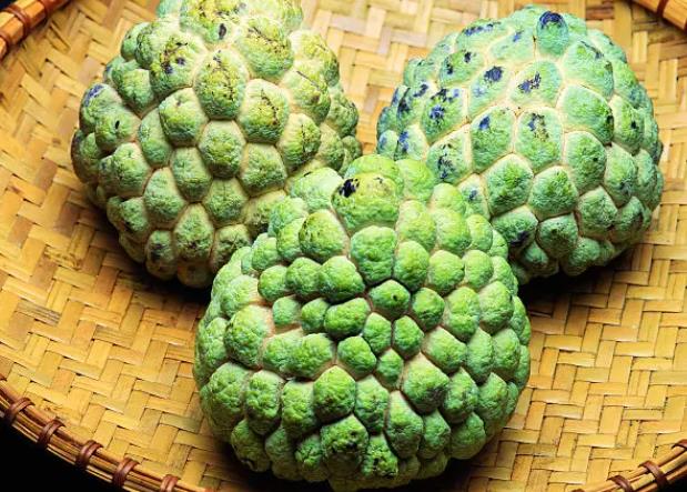 释迦果裂了大口子