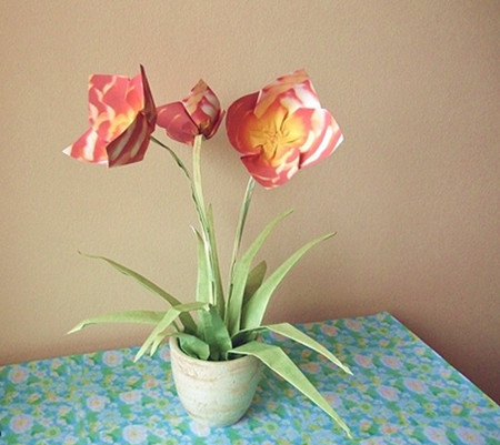 漂亮的折纸花视频