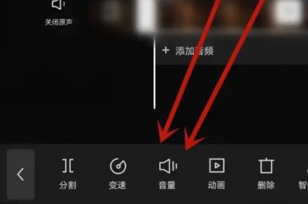 剪映怎么消音去掉人的部分