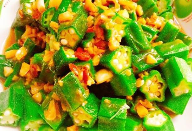 秋葵炒猪肝可以吗