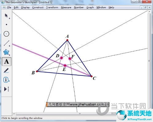 几何画板中如何给三角形涂色(几何画板莫莱三角形)