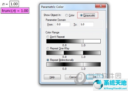 几何画板中颜色参数设定方法(几何画板闪烁的圆)