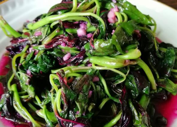 红苋菜水煮后变绿