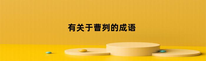 有关于曹刿的成语(与曹有关的成语)