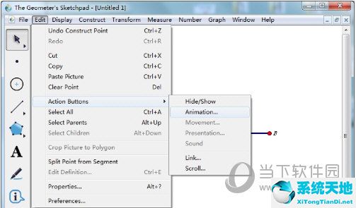几何画板操作类按钮移动(几何画板如何制作动态演示)