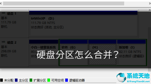 重装系统怎么合并分盘(win7重装系统怎么合并分区文件)
