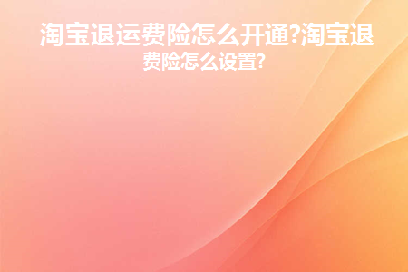 淘宝退东西运费险有怎么申请