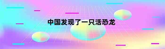 中国发现了一只活恐龙(中国发现了一只活恐龙 山洞)