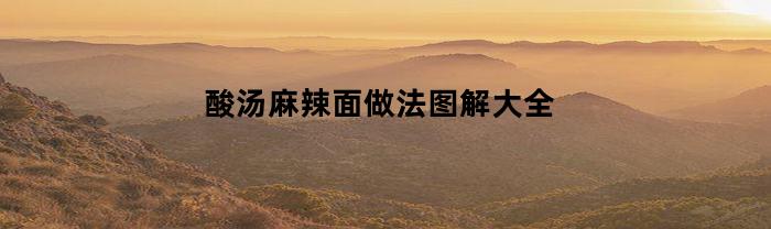 酸汤麻辣面做法图解大全(麻辣酸汤怎么做)