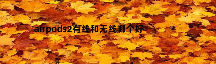 airpods2有线和无线哪个好(airpods2有线无线的区别)