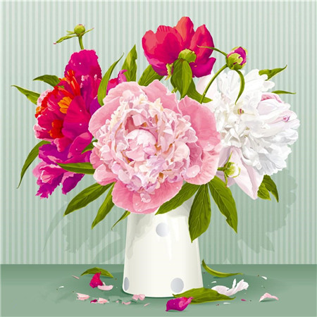 牡丹插花艺术欣赏教案