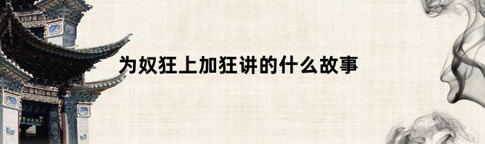 为奴狂上加狂讲的什么故事(醉琼枝狂上加狂讲的什么)
