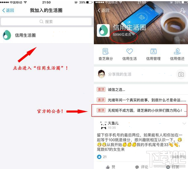 支付宝信用生活圈在哪里