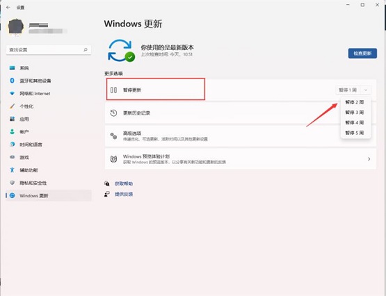 win11怎么关闭自动更新系统更新(win11怎么关闭自动更新通知)