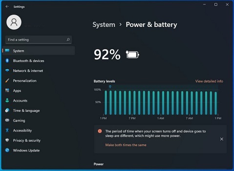 Win11如何查看电池损耗(Win11如何查看电池容量)