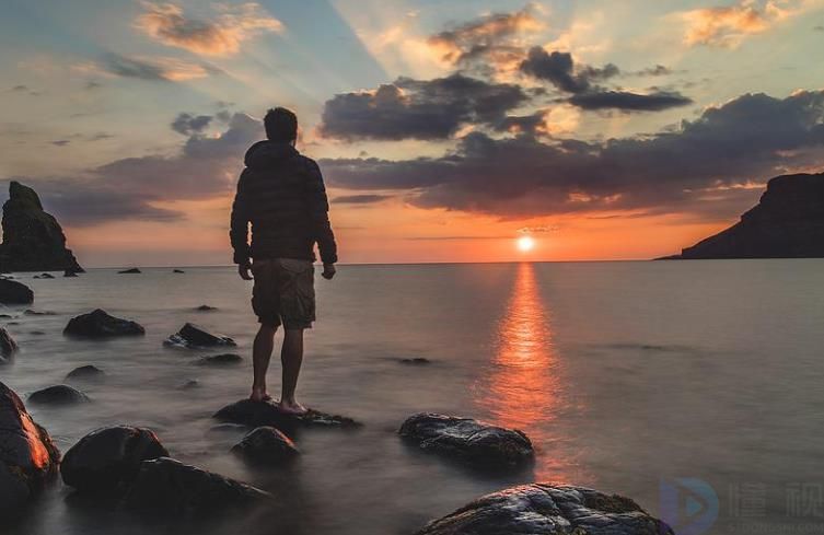 夕阳治愈长文案