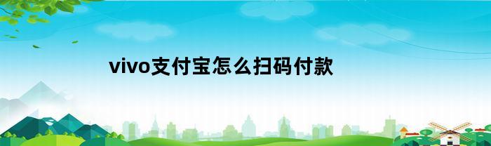 vivo支付宝怎么扫码付款(vivo手机支付宝怎么设置密码)
