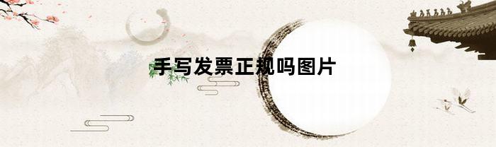 手写发票正规吗图片(手写发票有用吗)