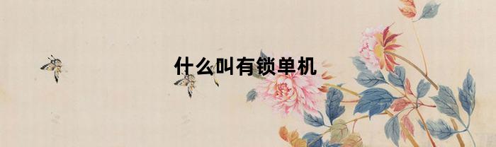 什么叫有锁单机(全新有锁单机什么意思)