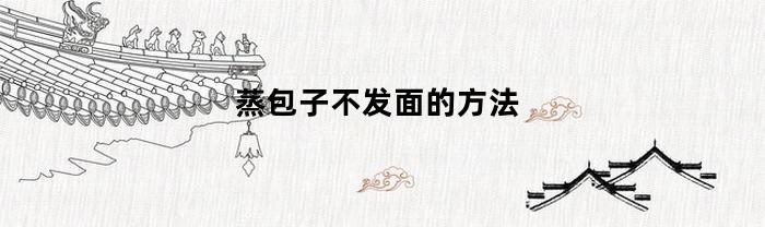 蒸包子不发面的方法(包子不发面简单的做法大全)