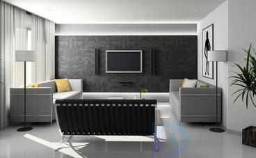 电视背景墙装修过程