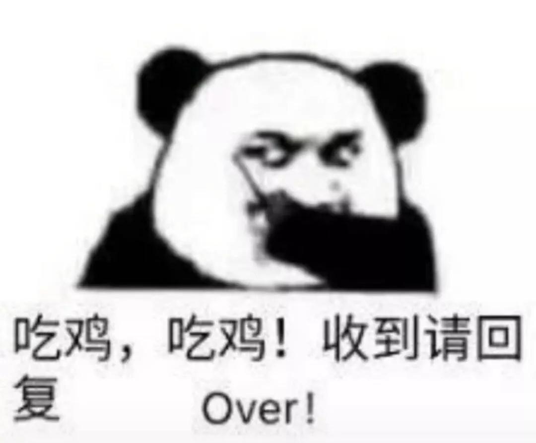 吃鸡吃鸡over表情包