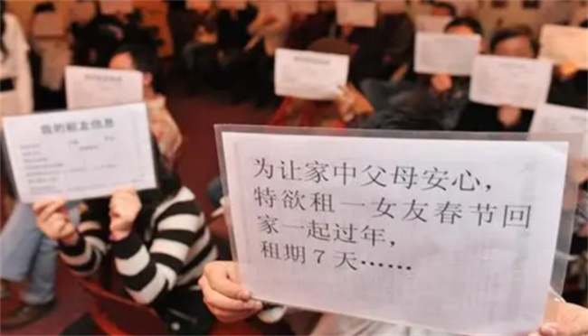 过年回家租女友价格表