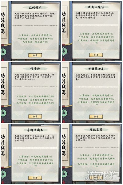 修真江湖2功法残篇怎么使用