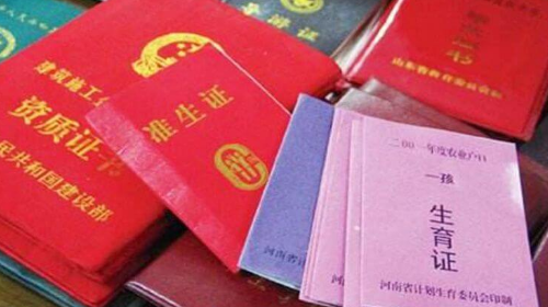 2020年准生证样本