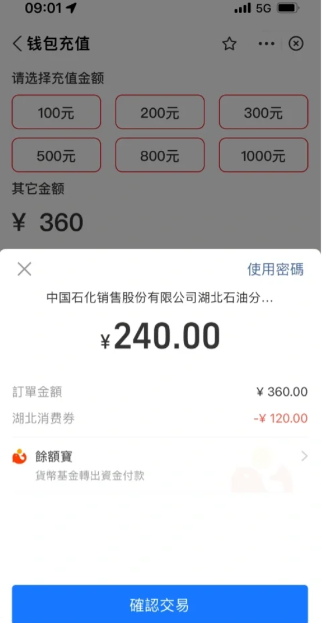 湖北商场消费券能不能加油