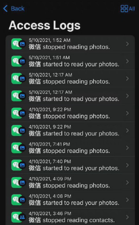 微信不停读取相册