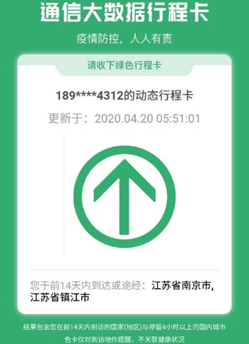 行程卡只能查自己的吗