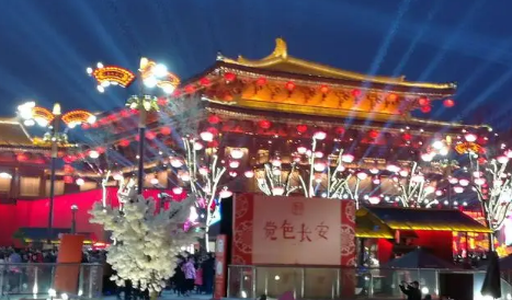 21年春节西安大唐不夜城关闭