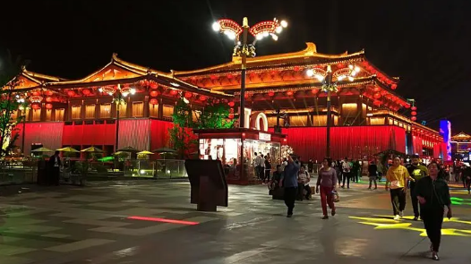 21年春节西安大唐不夜城关闭